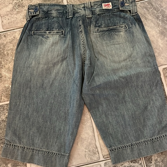 LUCKY BRAND Jean Shorts Dungarees Gene Montesano Womens Size 2/26 NWT - Picture 6 of 8